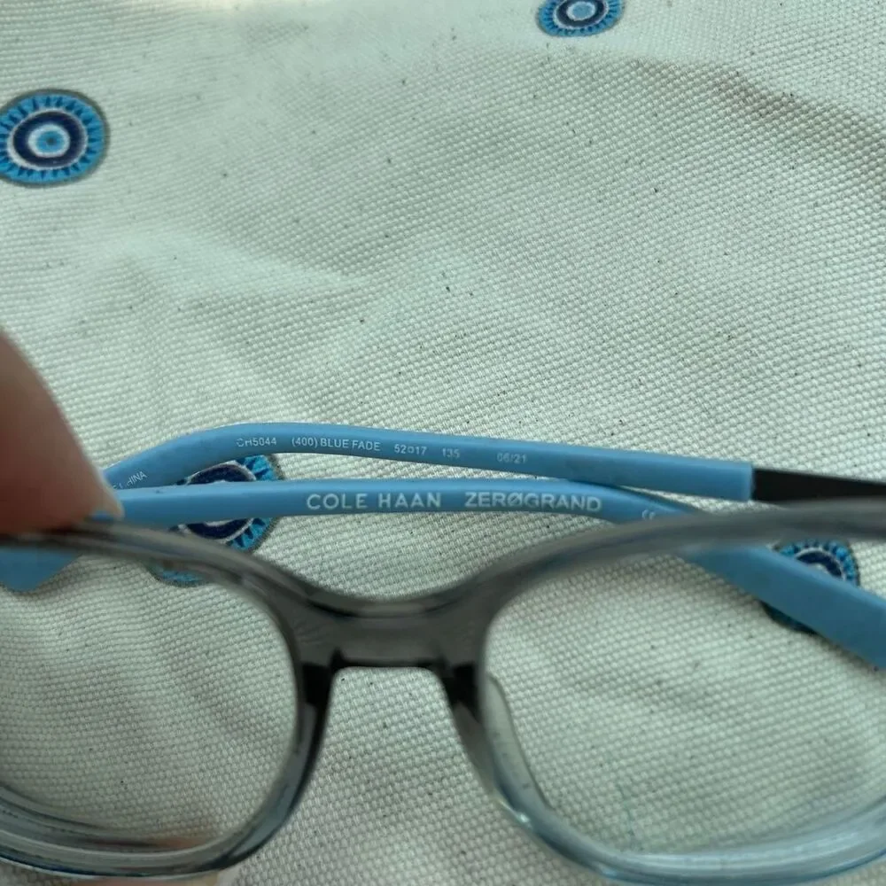 Cole Haan blue & gray glasses #colehaan #eyewear